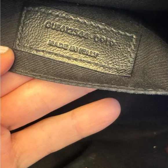 Yves Saint Laurent Gray Quilted Crossbody Bag with Tassel - Picture 6 of 9